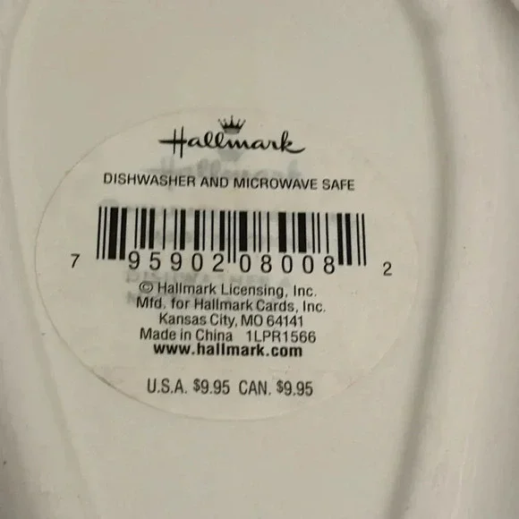 NWT Hallmark 9” Carrot🥕Shaped Orange Tray Seasonal Serveware BUNNY TREATS Easter - Picture 7 of 7